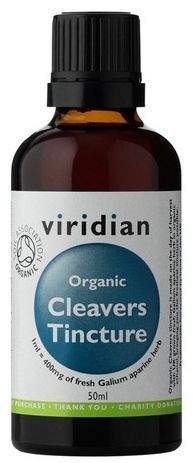 ForActiv.cz, s.r.o. Viridian Organic Cleavers Tincture 50ml