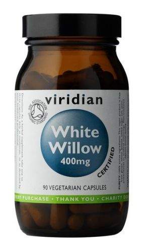 ForActiv.cz, s.r.o. Viridian Organic White Willow Bark 400mg 90 kapslí