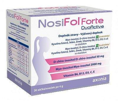 AXONIA, a.s. NosiFol Forte DuoActive sáčky 30x4g