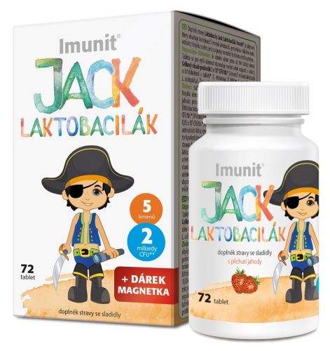 Simply You Pharmaceuticals Imunit Laktobacily JACK LAKTOBACILÁK 72 tablet