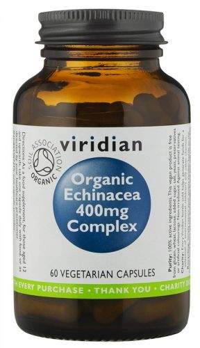 ForActiv.cz, s.r.o. Viridian Echinacea Complex Organic 400mg 60 kapslí