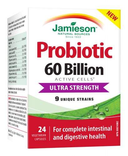 INTERPHARM Slovakia a.s. (Benepharma) Jamieson Probiotic 60miliard ULTRA STRENGTH 24 kapslí