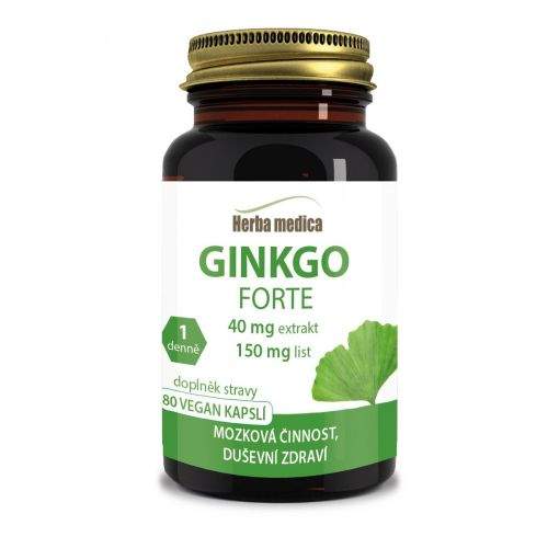 Elanatura s.r.o. Herba medica Ginkgo Forte 80 vegan kapslí