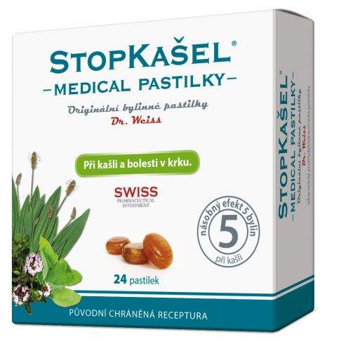 Simply You Pharmaceuticals STOPKAŠEL Medical Dr.Weiss 24 pastilek