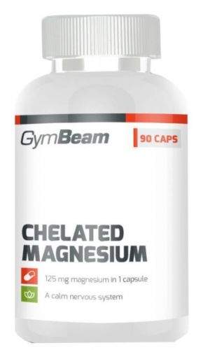 GymBeam Chelated magnesium - 90 kaps