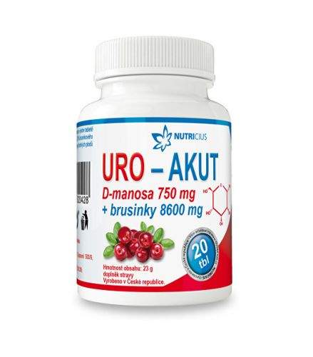 NUTRICIUS s.r.o. Nutricius Uro - Akut 20 tablet