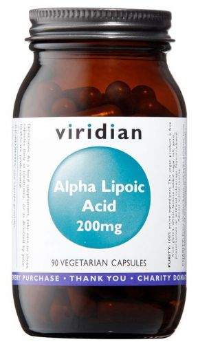 ForActiv.cz, s.r.o. Viridian Alpha Lipoic Acid 200mg 90 kapslí