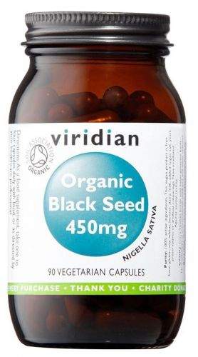ForActiv.cz, s.r.o. Viridian Black Seed 450mg 90 kapslí Organic