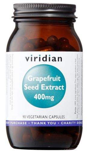 ForActiv.cz, s.r.o. Viridian Grapefruit Seed Extract 400mg 90 kapslí (Extrakt ze semínek grepfruitu)