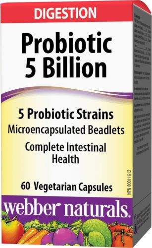 Dafit Webber Naturals Probiotika 5 Billion 60 kapslí
