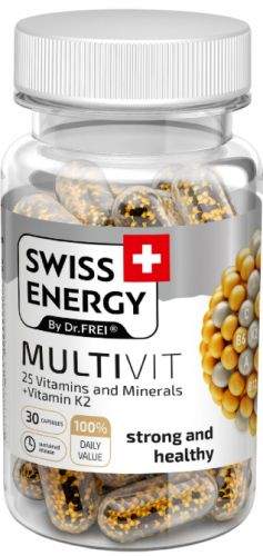 medHaus s.r.o. Swiss Energy Multivit Kapsle s postupným uvolňováním 30ks