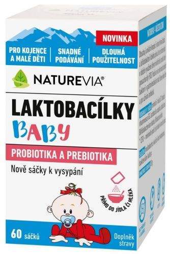 BIOVIT IMPEX CO s.r.o. Swiss NatureVia Laktobacílky baby 60 sáčků