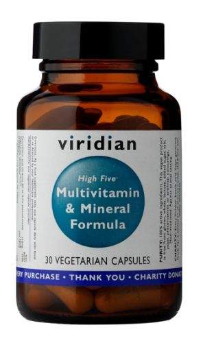 ForActiv.cz, s.r.o. Viridian High Five Multivitamin & Mineral Formula 30 kapslí