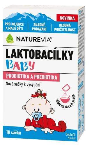 BIOVIT IMPEX CO s.r.o. Swiss NatureVia Laktobacilky baby 10 sáčků