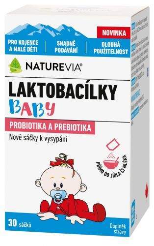 BIOVIT IMPEX CO s.r.o. Swiss NatureVia Laktobacílky baby 30 sáčků