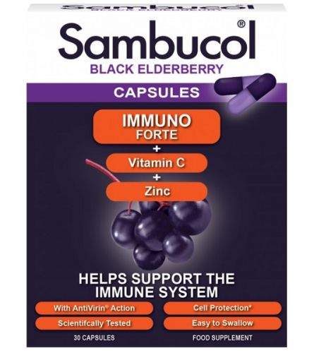 Nature Road s.r.o. SAMBUCOL Immuno Forte + vitamin C + zinek tob.30