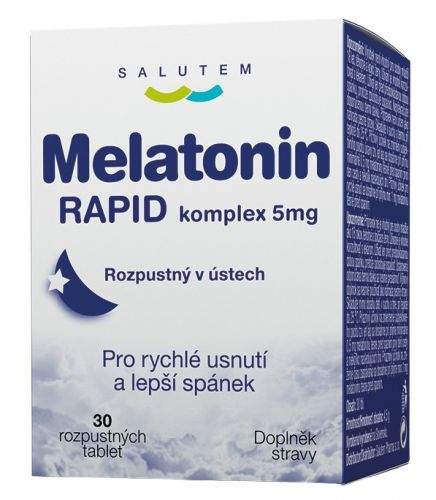 Salutem Pharma Melatonin Rapid komplex 5mg ODT (pod jazyk) 30 tablet