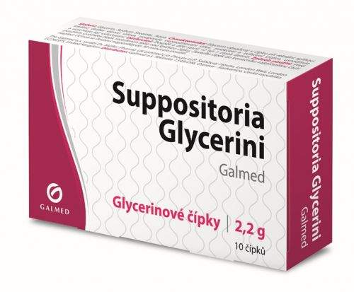 GALMED A.S. Suppositoria Glycerini Galmed 2.2g 10 čípků