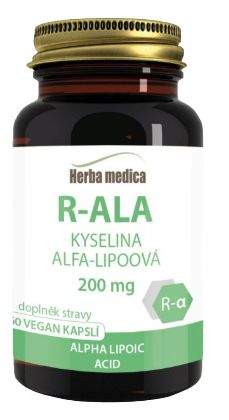Elanatura s.r.o. Herba medica R-ALA Kyselina alfa-lypoová 200mg, 60 vegan kapslí