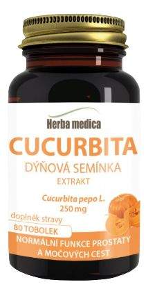 Elanatura s.r.o. Herba medica Cucurbita Dýňová semínka extrakt 250mg, 80 měkkých tobolek