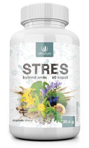 Allnature Stres bylinný extrakt 60 kapslí