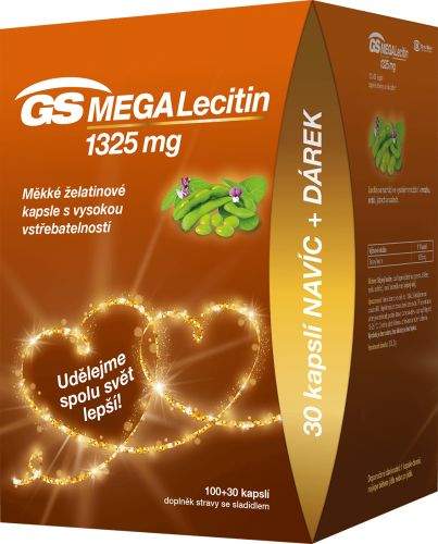 Green-Swan Pharmaceuticals GS Megalecitin 1325, 130 kapslí, edice 2020