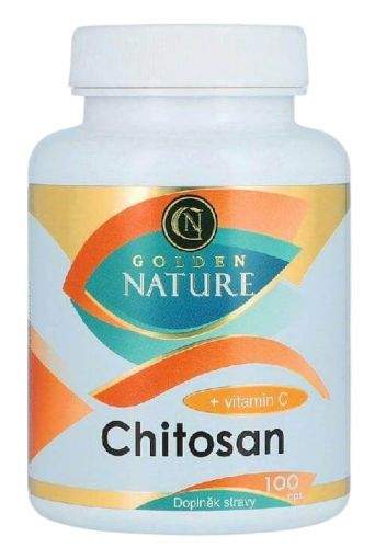 Grizly (CALBUCO s.r.o.) Golden Nature Chitosan + Vitamin C 100 tablet