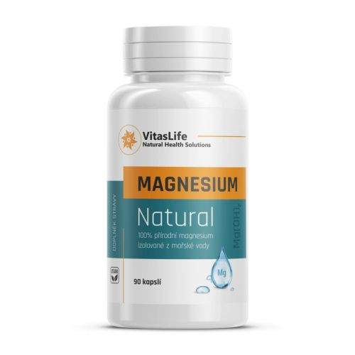 VitasLife s.r.o. VitasLife Magnesium Natural - extra silné magnesium z moře 90 kapslí