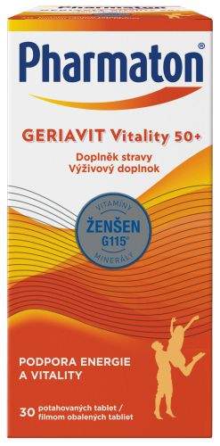 Sanofi Pharmaton Geriavit Vitality 50+ 30 tablet
