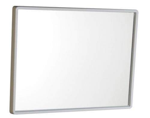 AQUALINE Zrcadlo 40x30cm, plastový bílý rám 22436