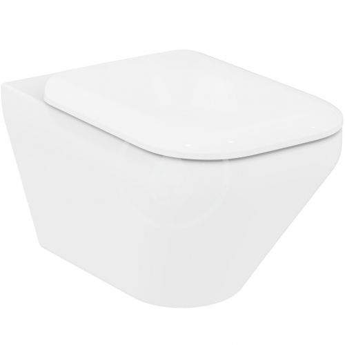 IDEAL STANDARD Tonic II Závěsné WC, 355x560x350 mm, Rimless, s Ideal Plus, bílá K3163MA