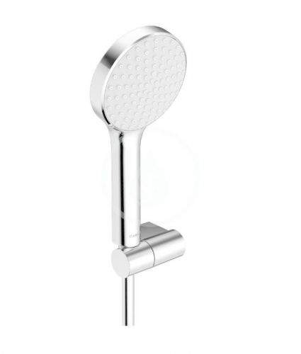 HANSA Activejet Sprchová souprava s hadicí, držákem a ruční sprchou, 1 proud, světle šedá/chrom 84380113