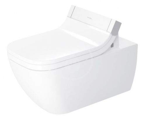 DURAVIT Happy D.2 Závěsné WC pro SensoWash, Rimless, alpská bílá 2550590000