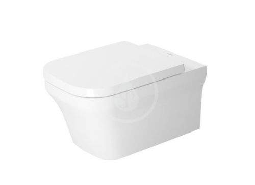 DURAVIT P3 Comforts Závěsné WC, Rimless, s HygieneGlaze, alpská bílá 2561092000