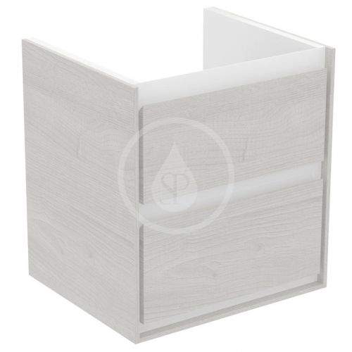 IDEAL STANDARD Connect Air Skříňka pod umyvadlo CUBE 550 mm, šedý dub/matný bílý lak E1607PS