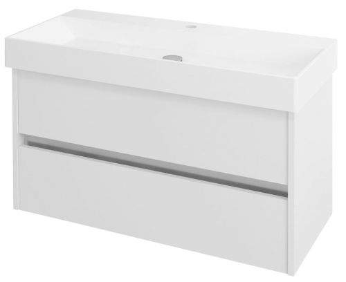 SAPHO NIRONA umyvadlová skříňka 95x51,5x43 cm, bílá NR100