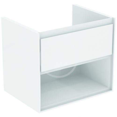 IDEAL STANDARD Connect Air Skříňka pod umyvadlo, 600x440x517 mm, lesklá bílá/světlá šedá mat E0826KN