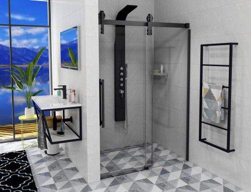 GELCO SAPHO VOLCANO BLACK sprchové dveře 1400 mm, čiré sklo