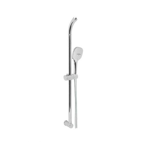 MEREO Sprchová souprava, třípolohová sprcha, šedostříbrná hadice, horní držák sprchy CB900F