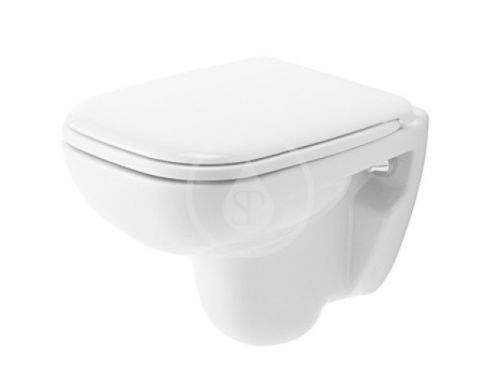 DURAVIT D-Code Závěsné WC Compact, s HygieneGlaze, alpská bílá 22110920002