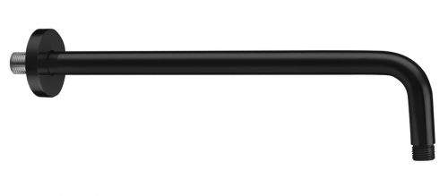 SAPHO Sprchové ramínko kulaté, 400mm, černá mat SL103