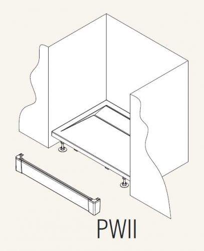 SanSwiss panel přední I pro obdélníkovou vaničku bílá 1100 mm PWII11004 PWII11004