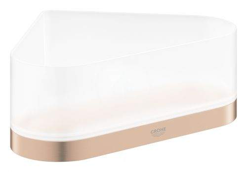 GROHE Selection Miska do sprchy s držákem, rohová, kartáčovaný Warm Sunset 41038DL0