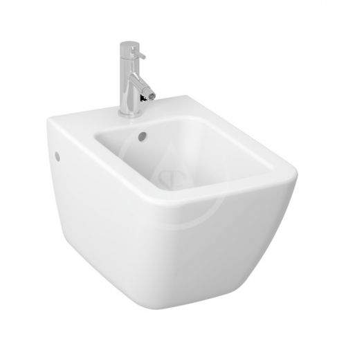 Cubito Pure Závěsný bidet, otvor pro baterii, s postranními otvory, Jika Perla, bílá H8304211003041