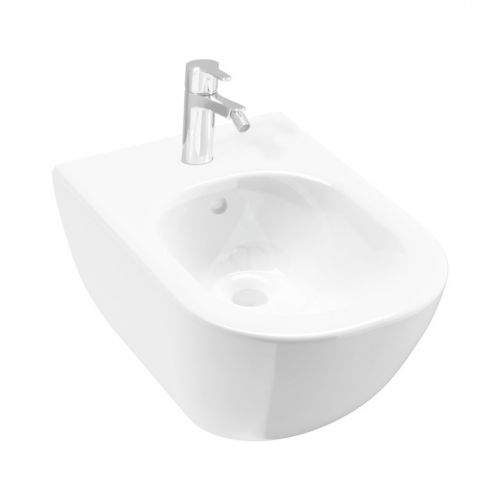 Mio Závěsný bidet, otvor pro baterii, s postranními otvory, Jika Perla, bílá H8317121003041