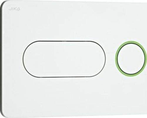 JIKA Modul Ovládací tlačítko PL8, Dual Flush, bílá/zelená H8936460000001