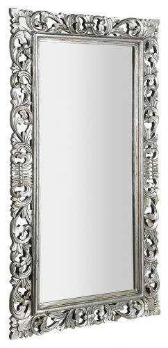 SAPHO SCULE zrcadlo v rámu, 80x150cm, stříbrná IN334