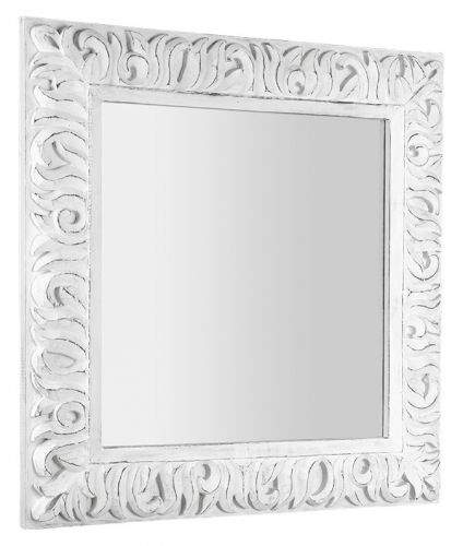 SAPHO ZEEGRAS zrcadlo v rámu, 90x90cm, bílá IN395