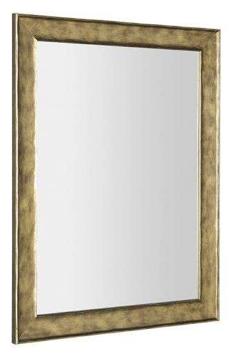 SAPHO BERGARA zrcadlo v dřevěném rámu 742x942mm, zlatá NL527