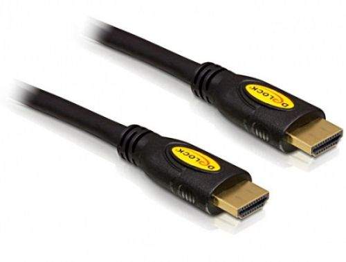DELOCK 82584 Delock Cable High Speed HDMI with Ethernet - HDMI-A male > HDMI-A male 4K 1m